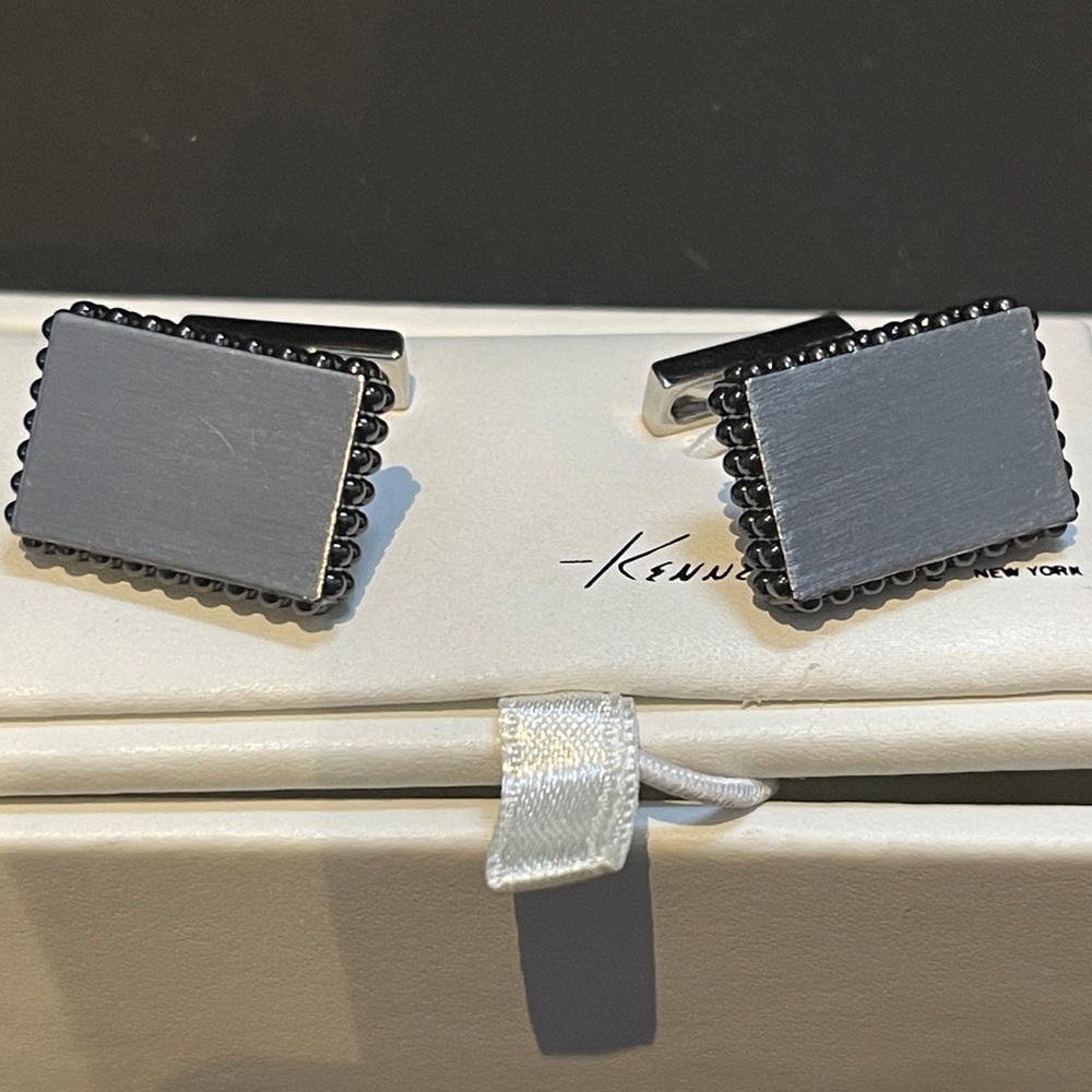 Kenneth Cole New York Silver Cufflinks
